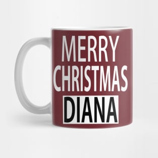 Merry Christmas Diana Mug